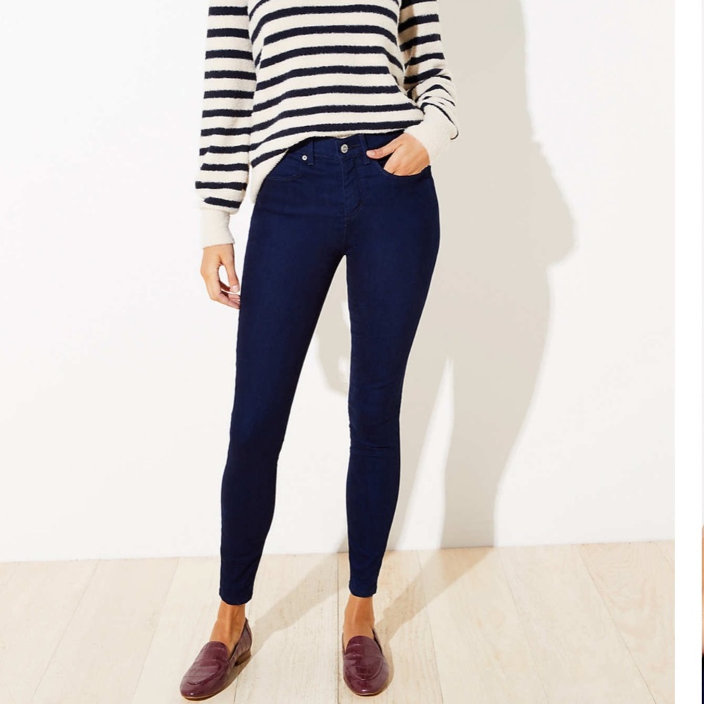 LOFT Cozy Denim Jegging